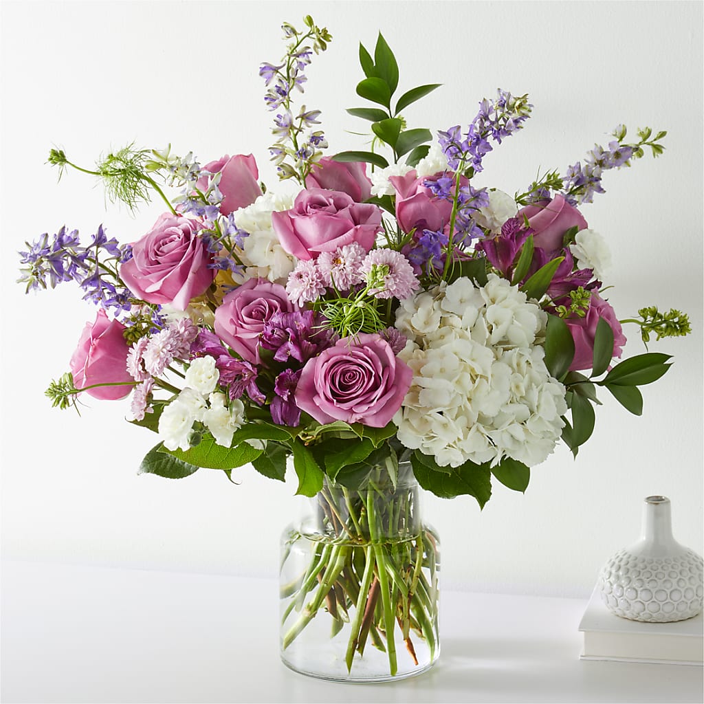 Violet Caress Bouquet – Friendly Flower Shop, San Angelo TX