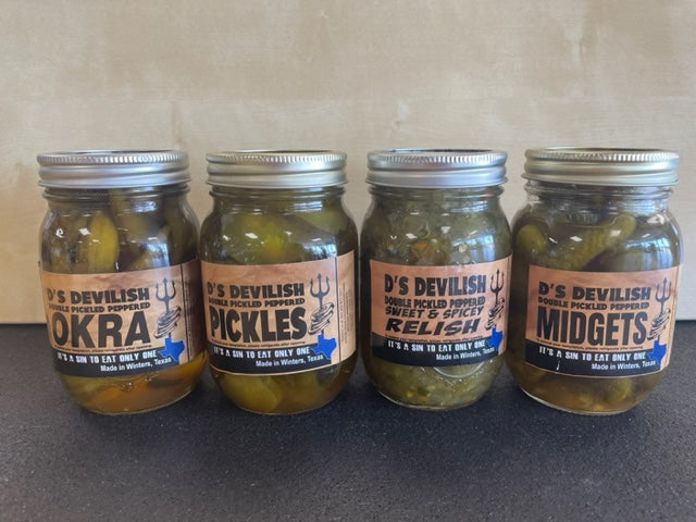 D's Devilish Pickles – Friendly Flower Shop, San Angelo TX