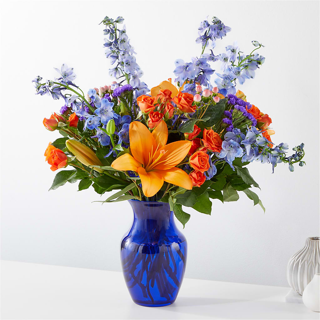 Radiant Citrus Bouquet – Friendly Flower Shop, San Angelo TX