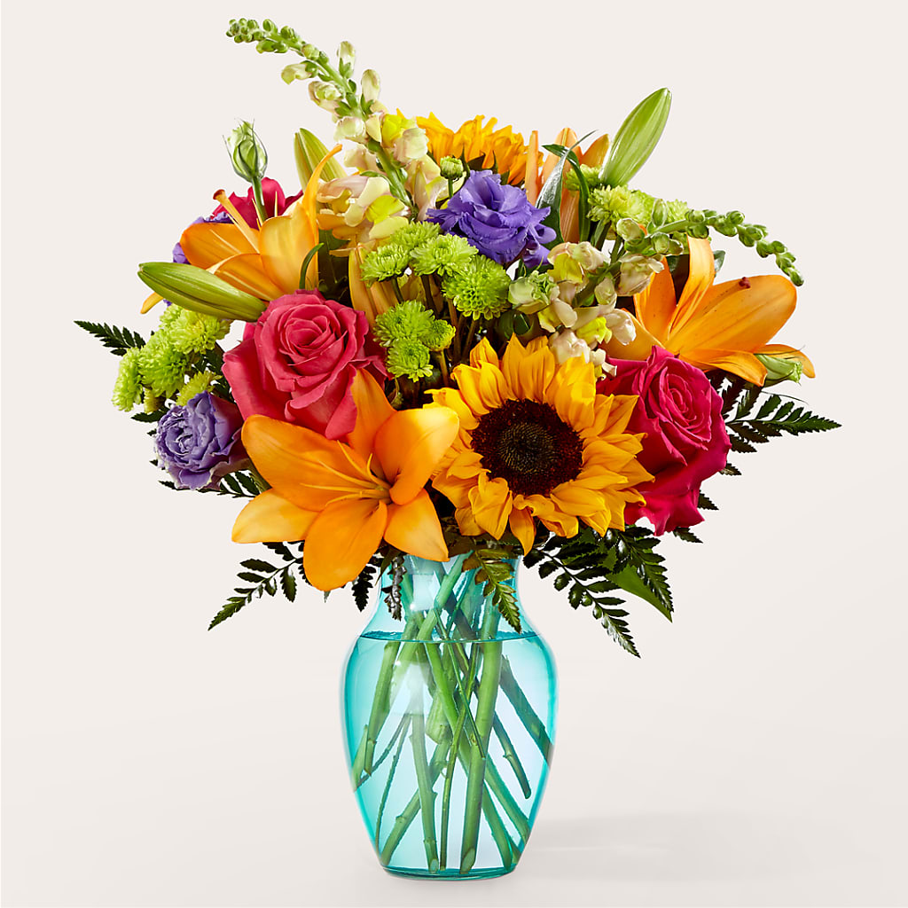 Double Rainbow Bouquet – Friendly Flower Shop, San Angelo TX