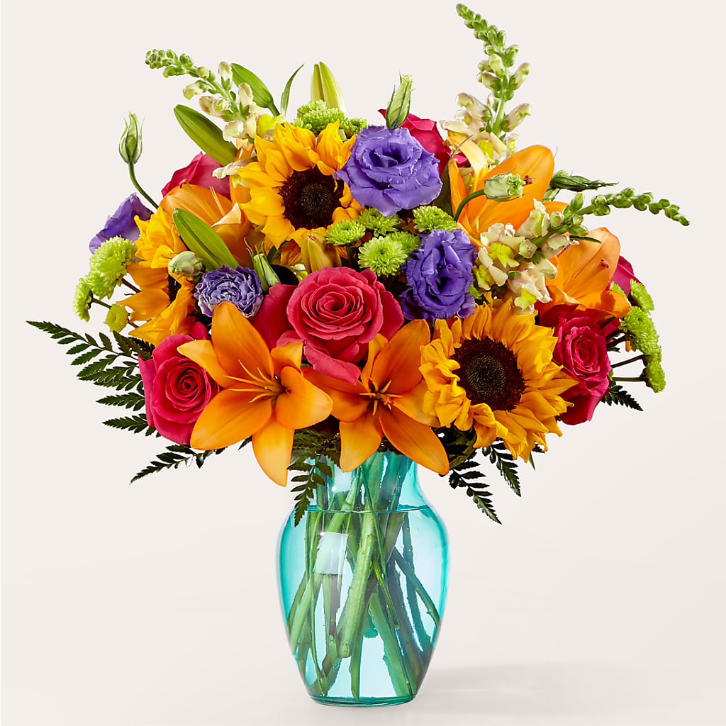 Double Rainbow Bouquet – Friendly Flower Shop, San Angelo TX