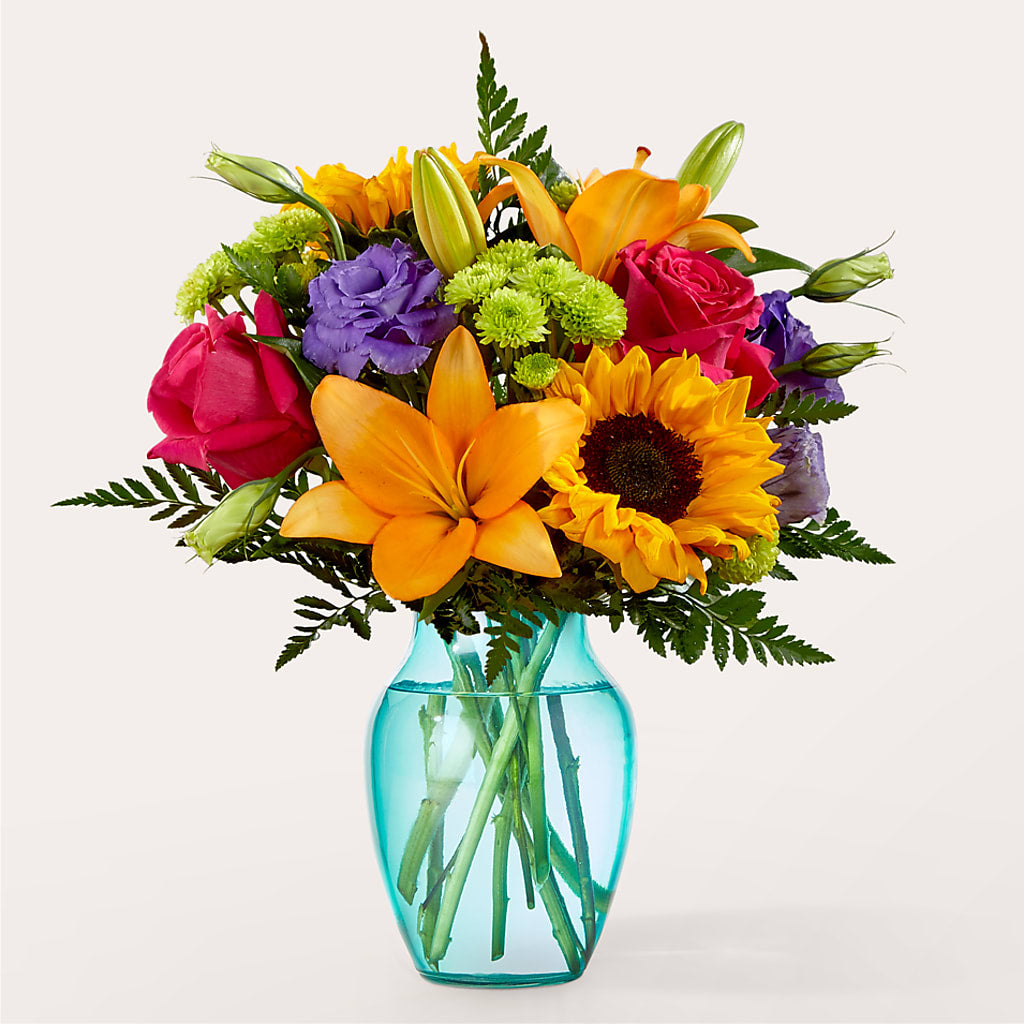Double Rainbow Bouquet – Friendly Flower Shop, San Angelo TX