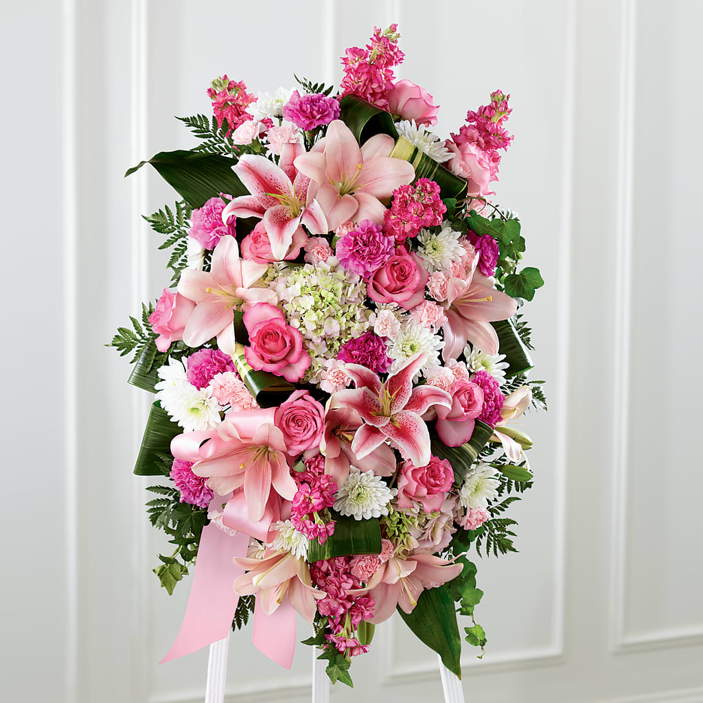 Comforting Standing Spray – Friendly Flower Shop, San Angelo TX