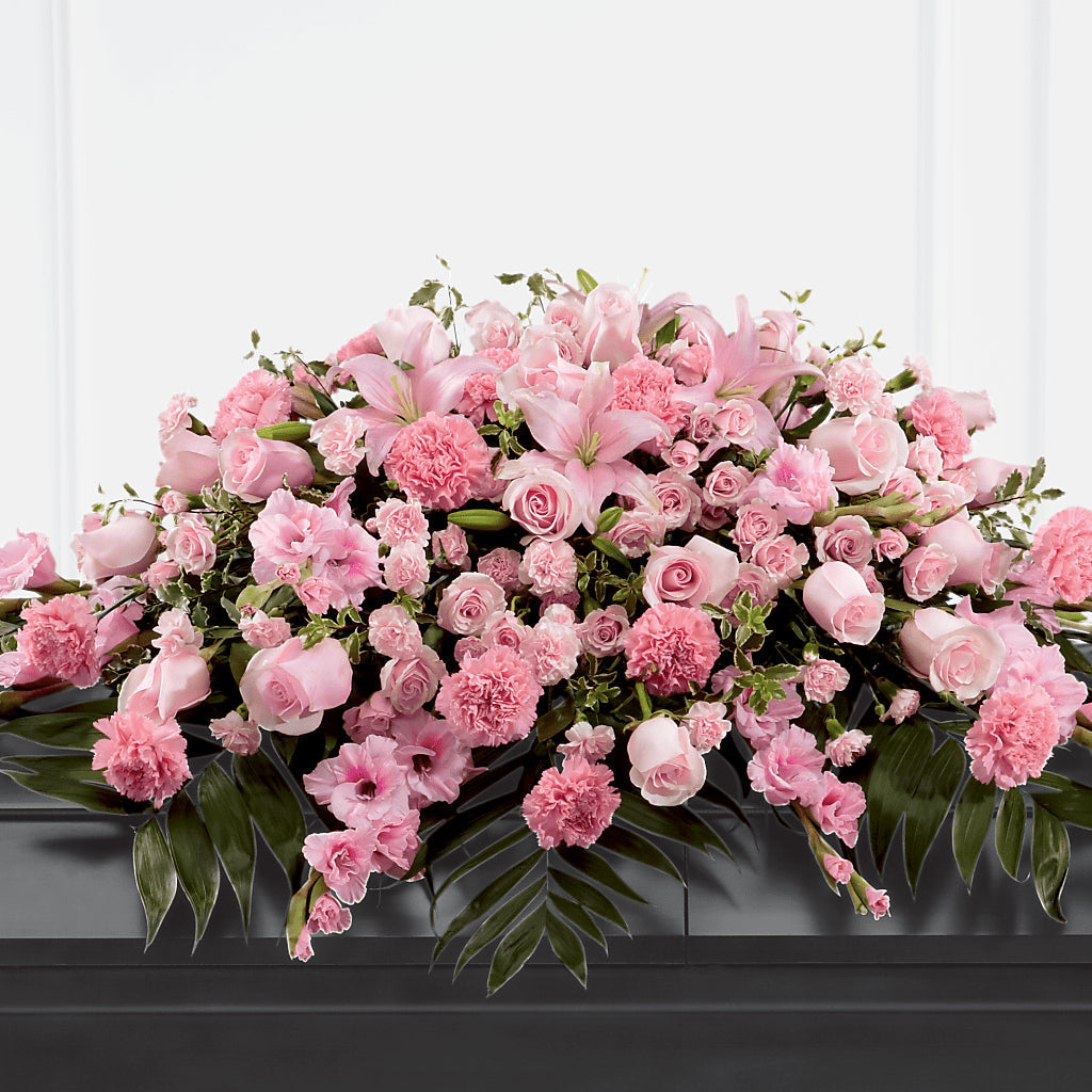 Garden of Comfort Casket Spray (Standard) – Friendly Flower Shop, San Angelo TX