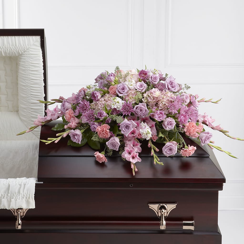 Immorata Casket Spray – Friendly Flower Shop, San Angelo TX
