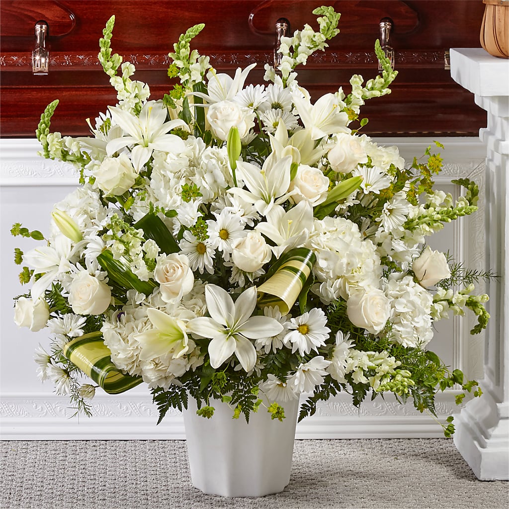 Thoughts of Tranquility Floor Basket – Friendly Flower Shop, San Angelo TX