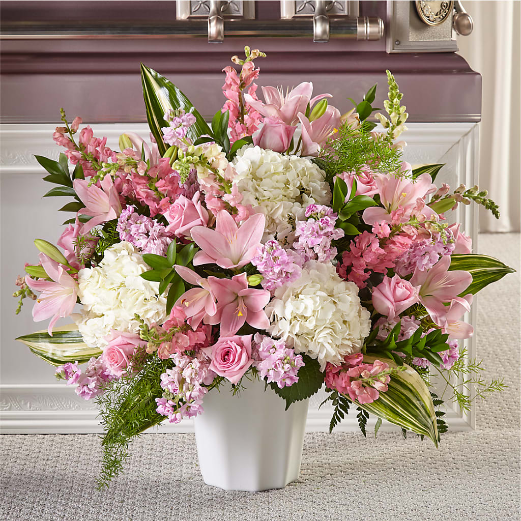 Simply Serene Floor Basket – Friendly Flower Shop, San Angelo TX