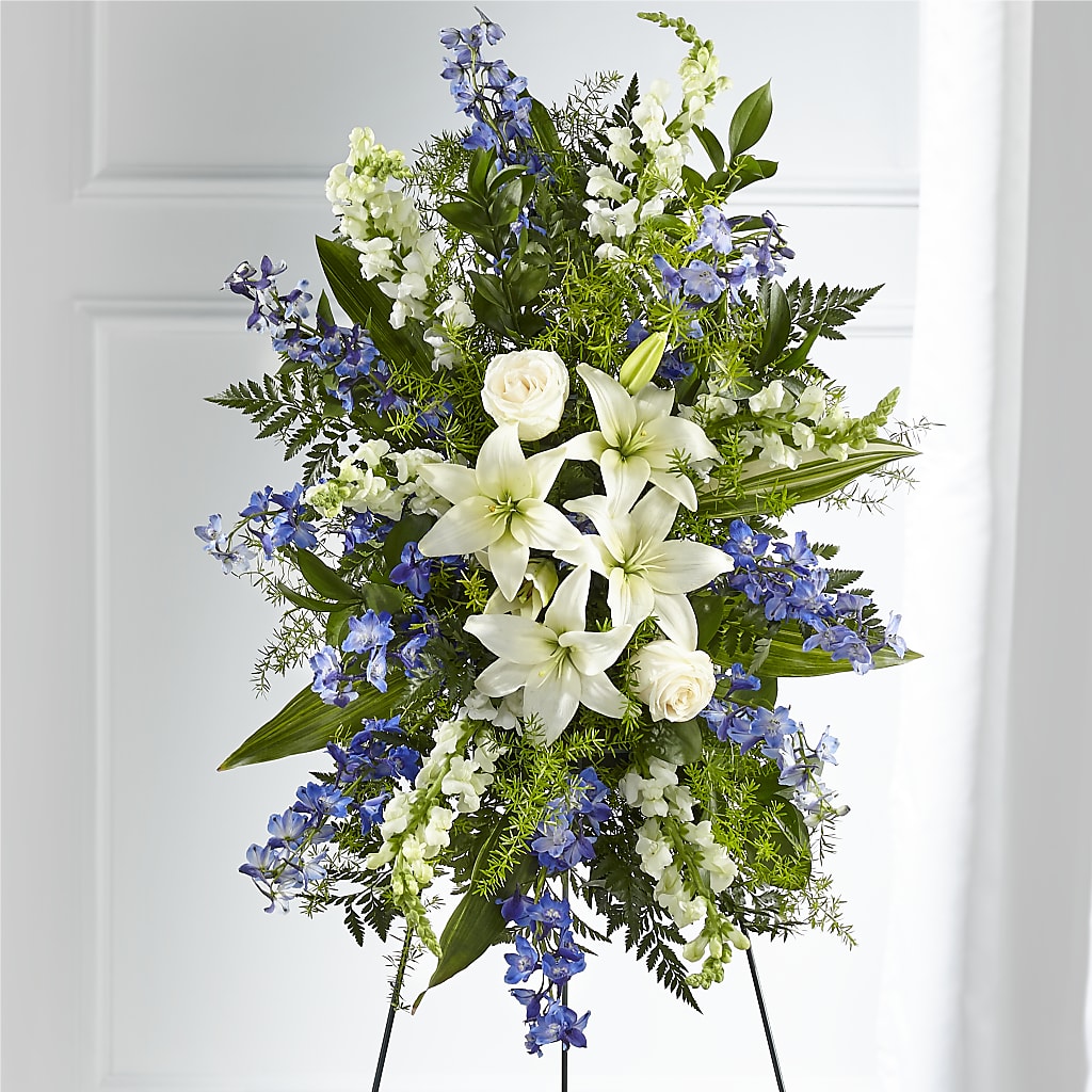 Faithful Friend Standing Spray – Friendly Flower Shop, San Angelo TX
