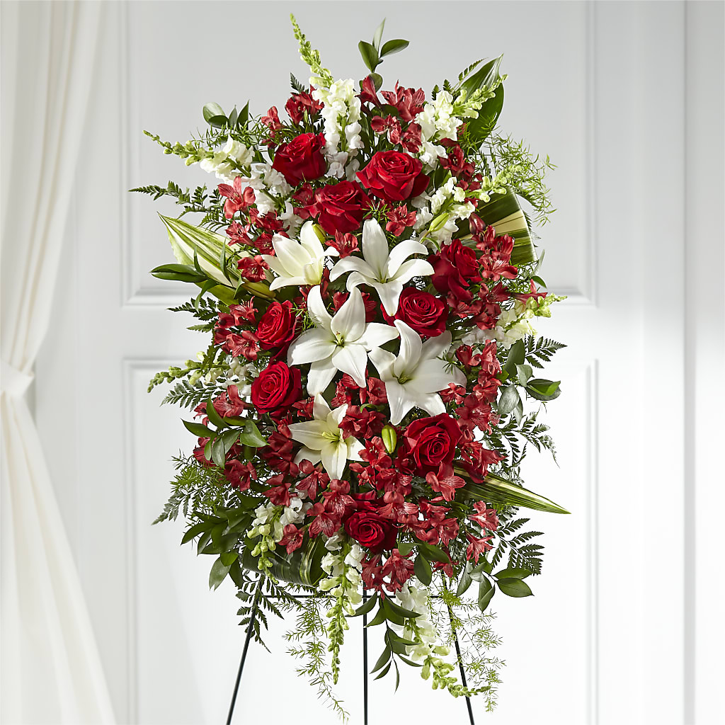 Everlasting Memory Standing Spray – Friendly Flower Shop, San Angelo TX
