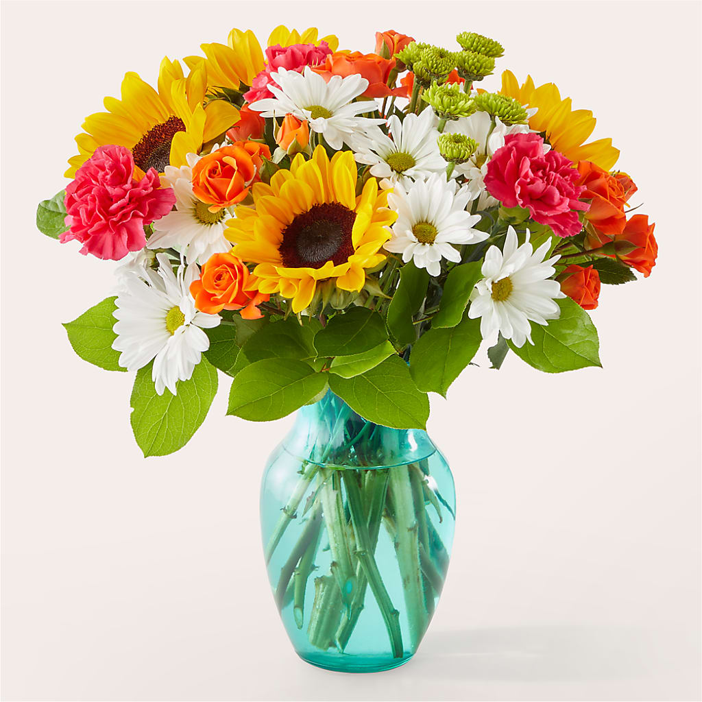 Sun-drenched Blooms Bouquet – Friendly Flower Shop, San Angelo TX