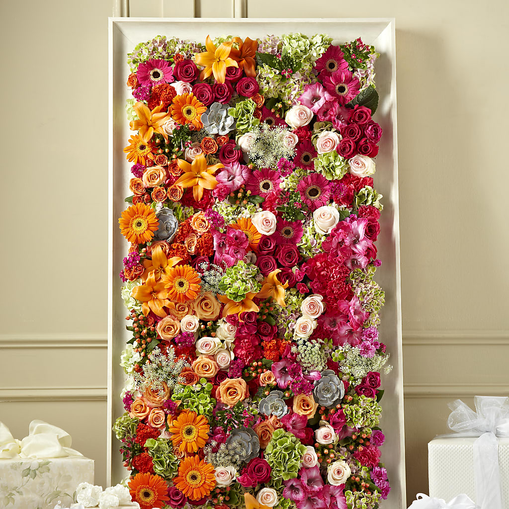 Fresh Picked Floral Wall – Friendly Flower Shop, San Angelo TX