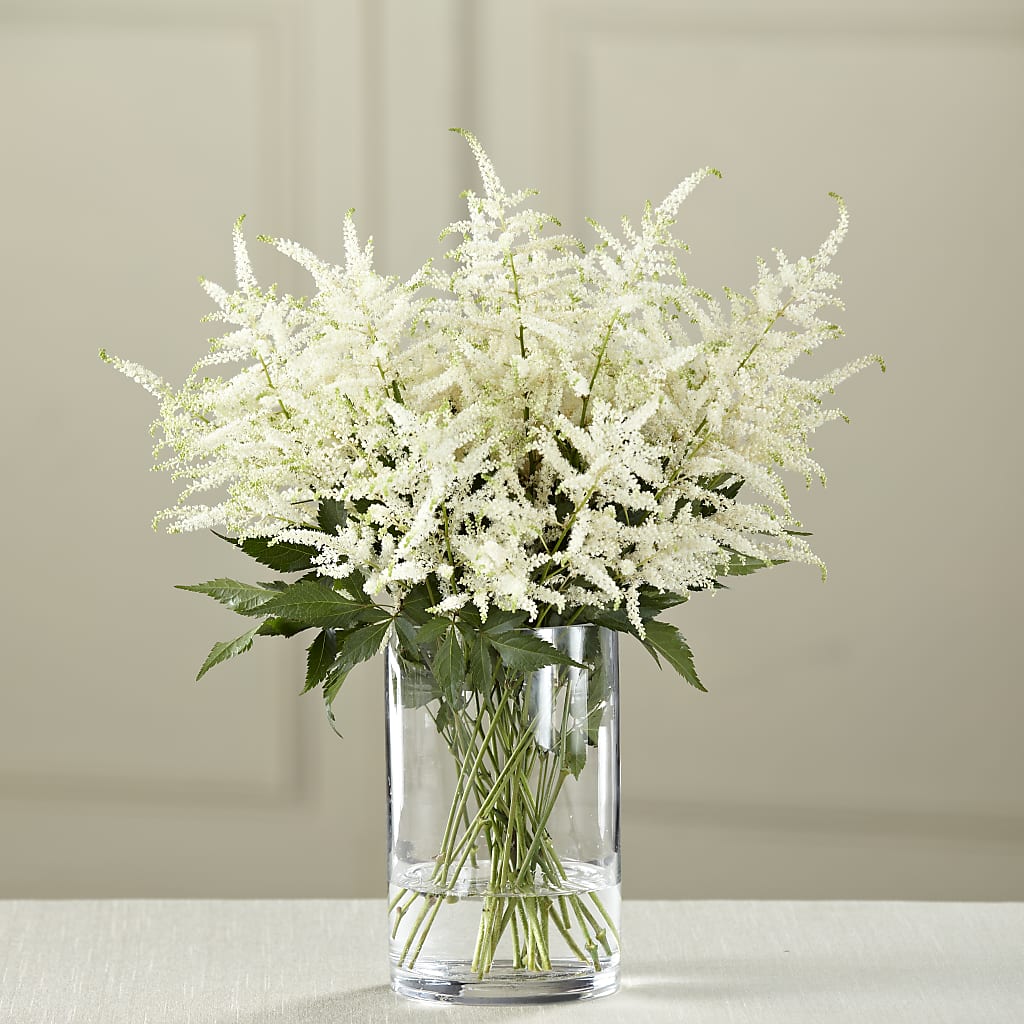 White Astilbe Bouquet – Friendly Flower Shop, San Angelo TX