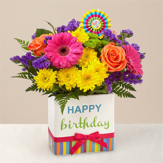 Birthday Brights Bouquet –  Friendly Flower Shop, San Angelo TX