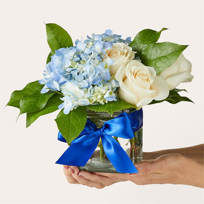 Sky Blue Delight Bouquet –  Friendly Flower Shop, San Angelo TX