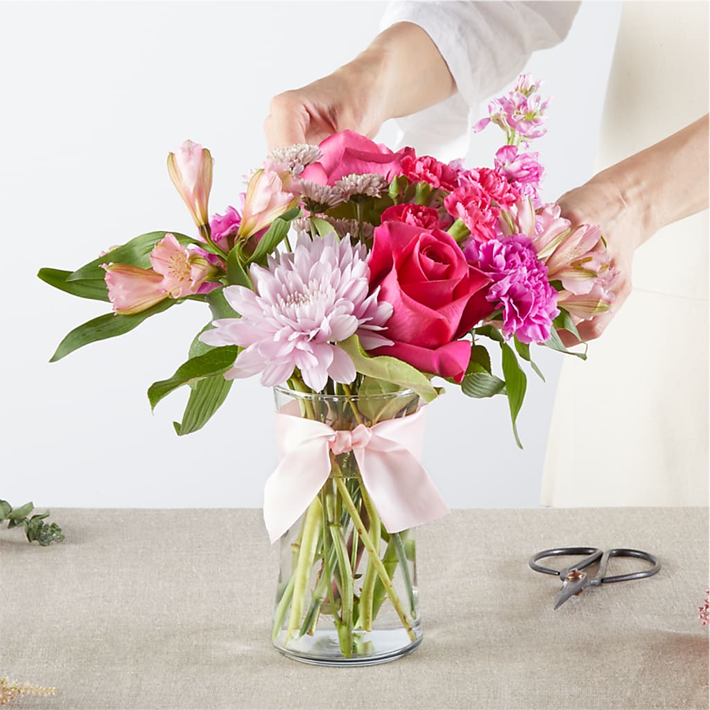 Pink Ribbon - A Florist Original –  Friendly Flower Shop, San Angelo TX
