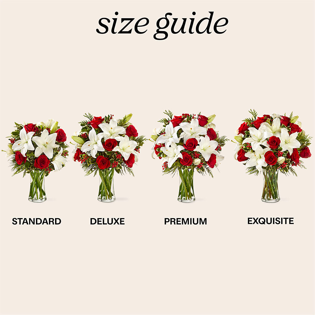 Sparkling Snowflakes Bouquet –  Friendly Flower Shop, San Angelo TX