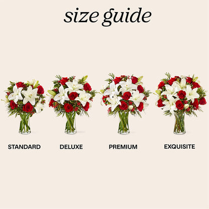 Sparkling Snowflakes Bouquet –  Friendly Flower Shop, San Angelo TX