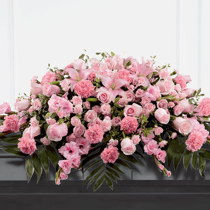 Garden of Comfort Casket Spray (Standard) –  Friendly Flower Shop, San Angelo TX