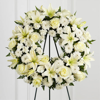 Treasured Tribute Wreath –  Friendly Flower Shop, San Angelo TX