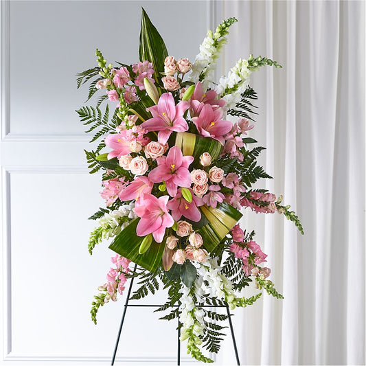 Elegant Embrace Standing Spray –  Friendly Flower Shop, San Angelo TX