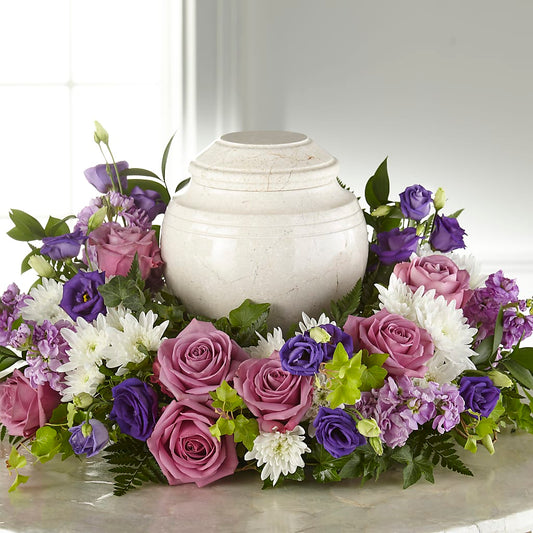 Blooming Sympathy Cremation Adornment –  Friendly Flower Shop, San Angelo TX