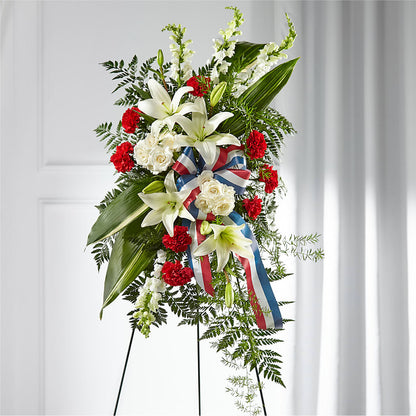 Stars of Life Standing Spray –  Friendly Flower Shop, San Angelo TX