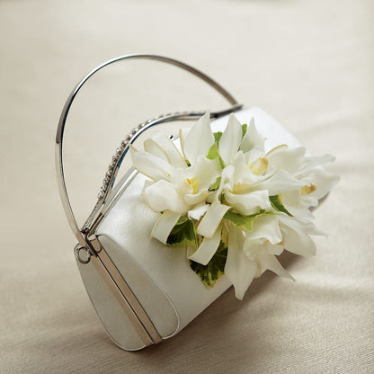 White Purse Decor –  Friendly Flower Shop, San Angelo TX