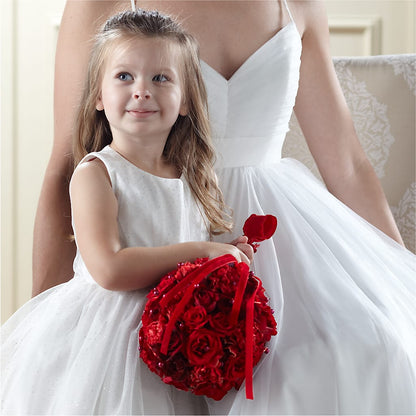 Pure at Heart Flower Girl Arrangement –  Friendly Flower Shop, San Angelo TX