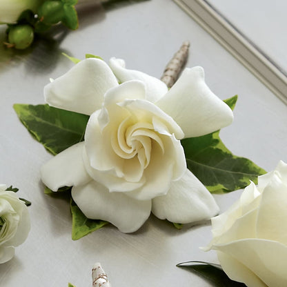 Gardenia Boutonniere –  Friendly Flower Shop, San Angelo TX